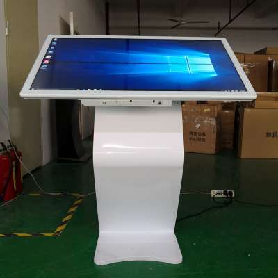 43 inch free stand LCD touch screen Windows digital totem kiosk