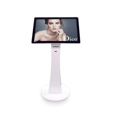 Smart Touch screen  POS kiosk with printer and scanner